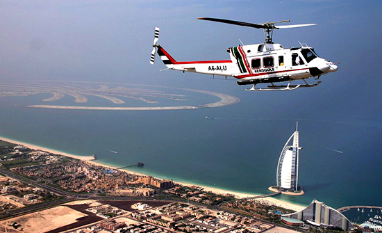 A selection of thoughtfully designed aerial tour of Dubai