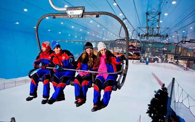 Ice skating in Dubai